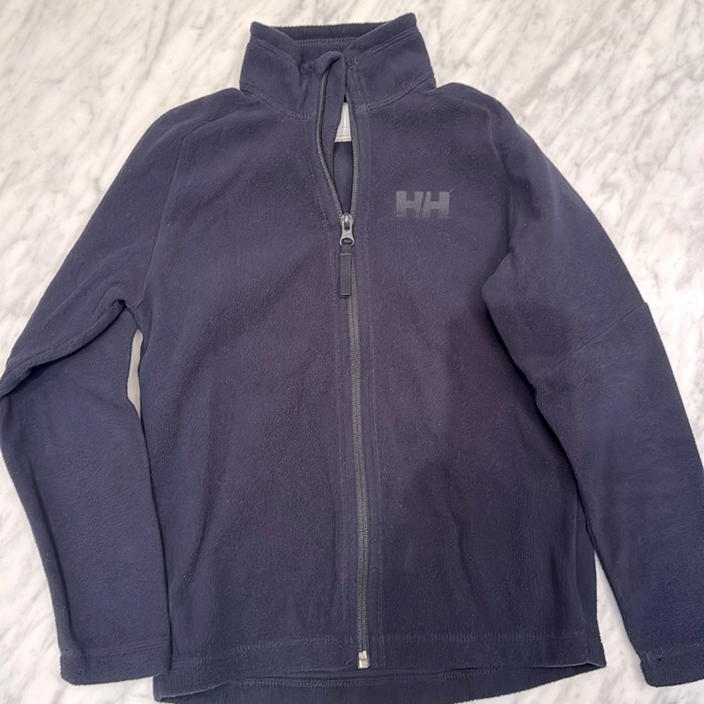 Helly Hansen navy fleece jacket size 8